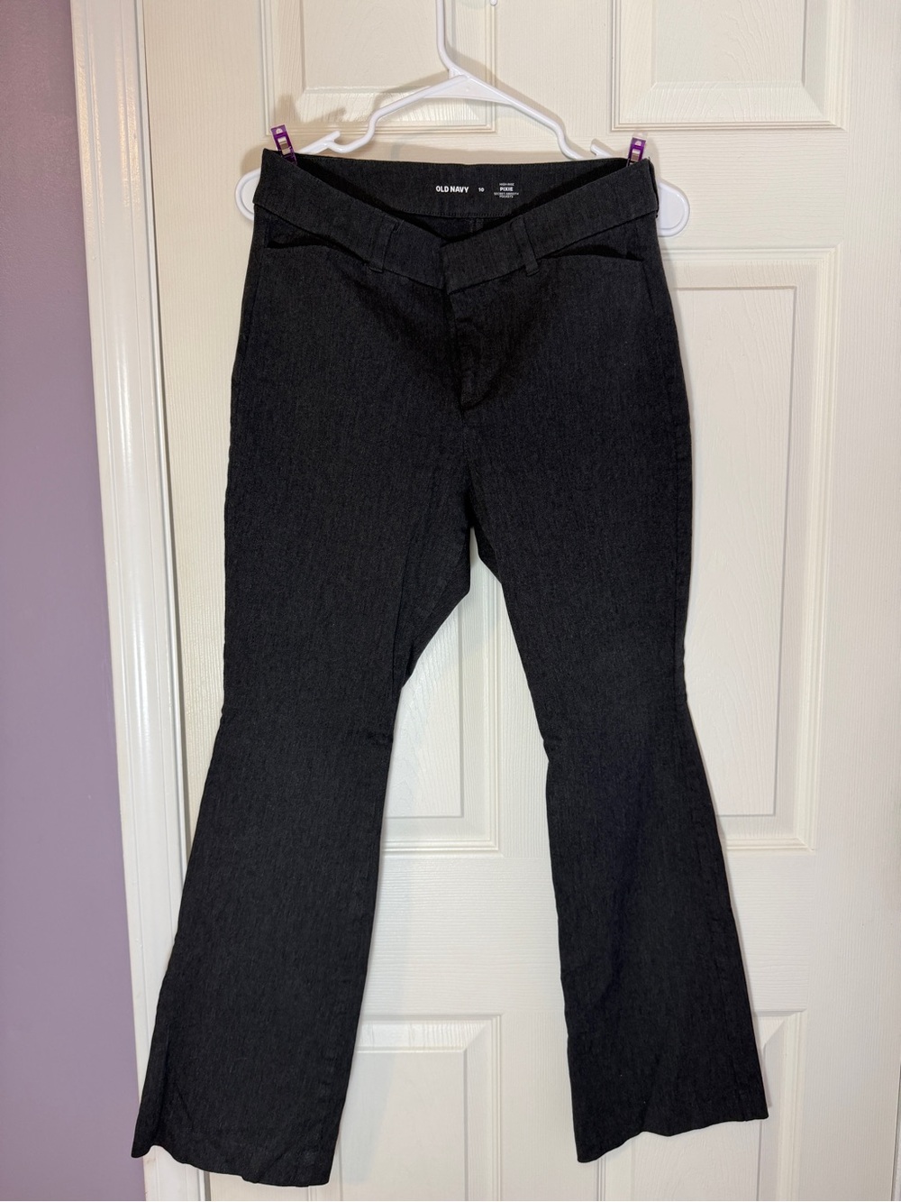 Old Navy Gray Pixie Flare Pants